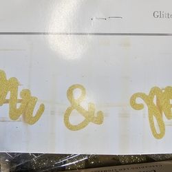 Gold Mr. And Mrs. Banner