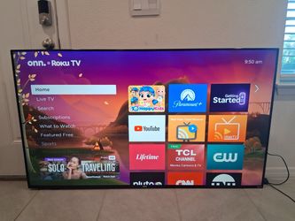 ONN Roku Smart TV Large Flat Screen 70”
