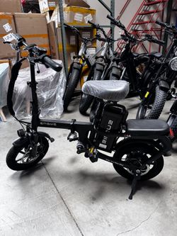 600W Foldable Electric Bike With Dual Seat