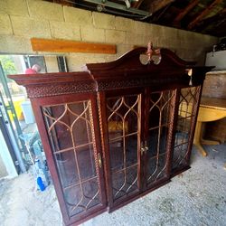 2 piece China cabinet.