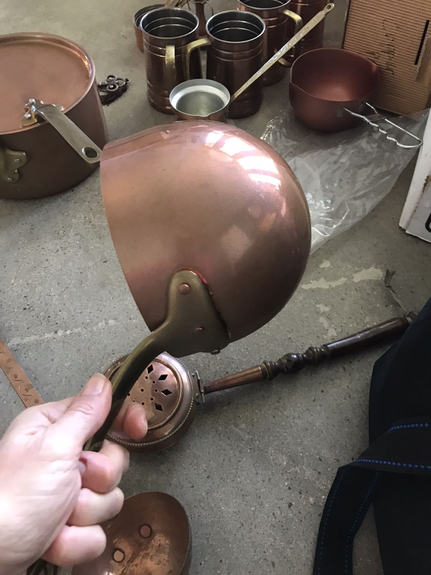 Ruffoni Copper Pot And Other Pans