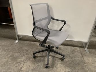Mesh Back Task Chair, new, Grey on Grey