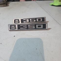 69-72 Chevy 8 350 Emblems C-10