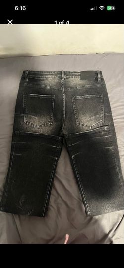 Purple Brand Style 002025 Black Flare/Stacked Jeans W32