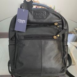 Chaps genuine leather black backpack Ralph

Lauren