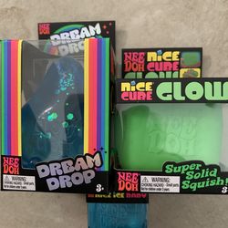 Needoh Dream Drop, Nice Cube Glow & Ice Baby