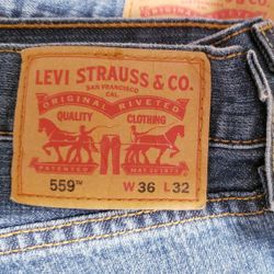 5 Pair of Men's Levis 559 36x32