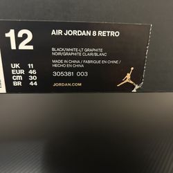 Size 12 !!! Jordan 8s !! (chrome) $300