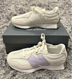 New Balance 327 "Sea Salt Lavender" — Women's 8.5 / Youth 7Y — Brand New in Box