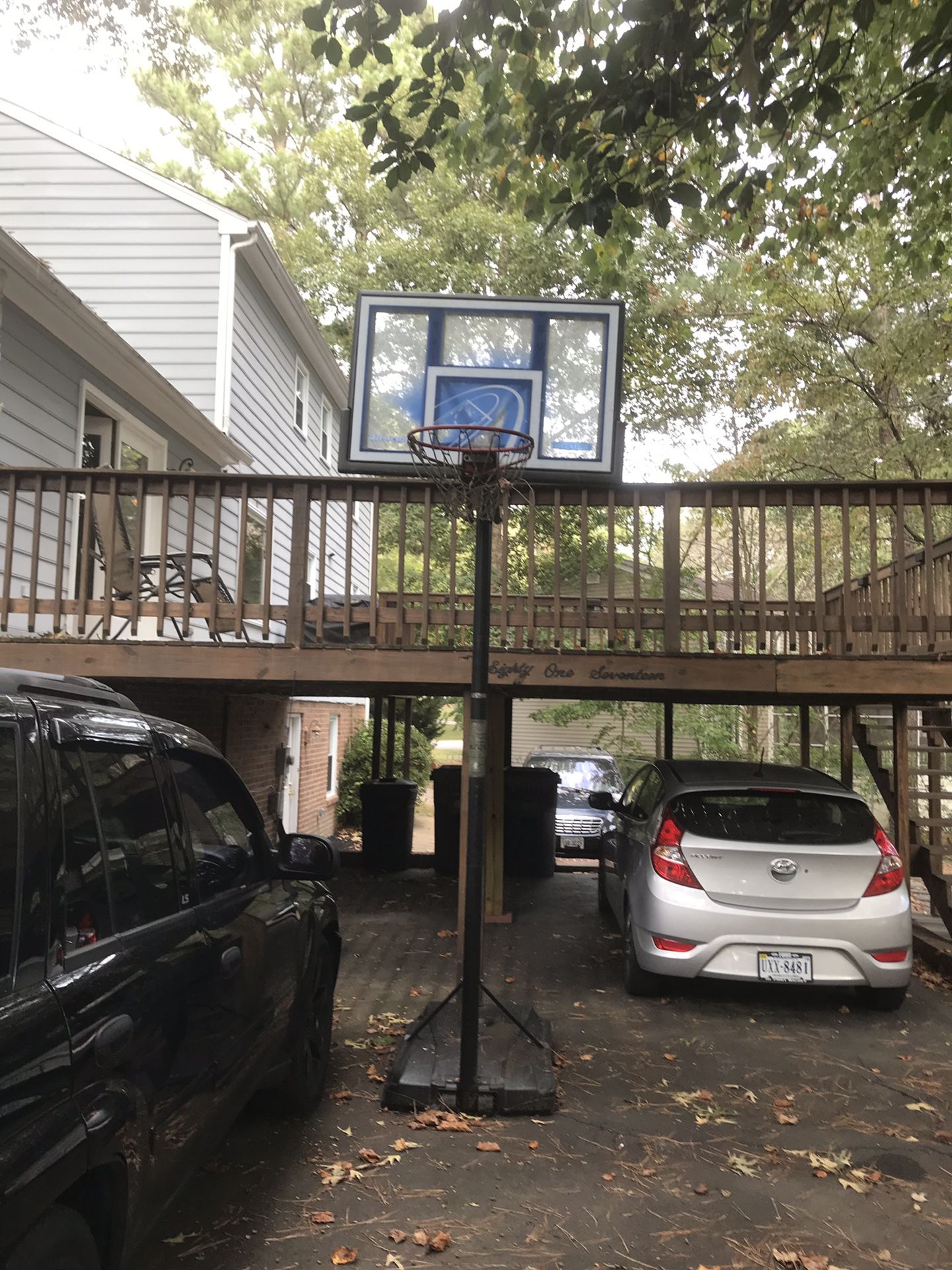 Lifetime 48” portable acrylic basketball hoop