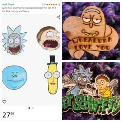 Rick And Morty Pins