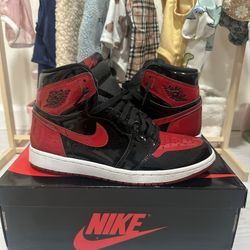 Jordan 1s High OG “Patent Bred” Size 10