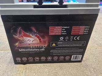 Full throttle agm battery