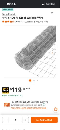 Galvanized fencing