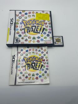 Nintendo DS Pokémon Trozei! video game AUTHENTIC