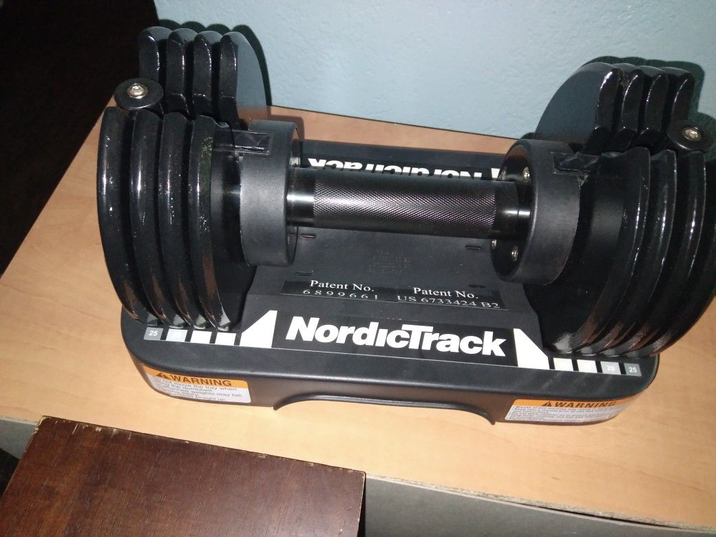 Nordictrack 25-5lbs Adjustable Dumbbell & Neoprene Dumbbells