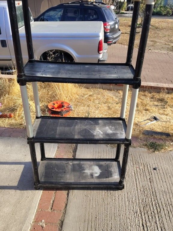 Plastic Rack 4 Shelves