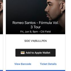 Romeo Santos Concert New York 6/9/23