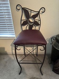Iron barstools 