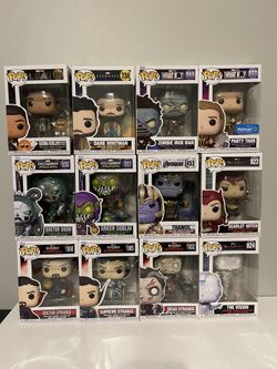 Funko Pop! Mix Lot Of 12 Marvel Brand New In Box