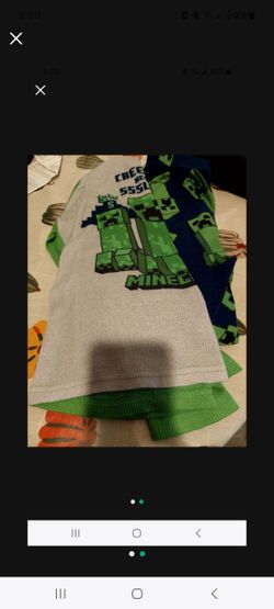 2 Pair Of Mindcraft PJs