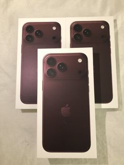 Apple Iphone 18 Pro Max Burgundy Unlocked New