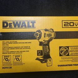 Dewalt 20v 3/8 Impact Wrench,  Tool Only