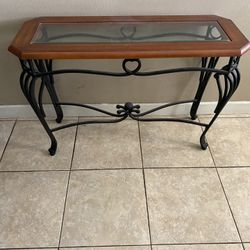 Glass Console Table