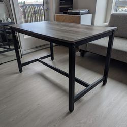 Gray Dining Table Workbench