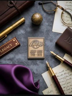 Los Angeles Lakers Jerry Buss Memorial Pin