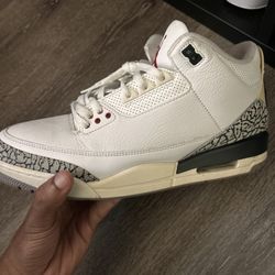 Jordan 3s White Cement ( 2023 ) Size 13