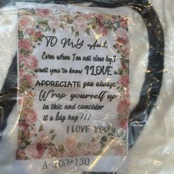 Aunt themed Blanket 100 Cm X 130 Cm