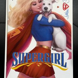 SUPERGIRL #1 SIGNED BY NATHAN SZERDY W/REMARK. FAN EXPO LIMITED 1000 TRADE.