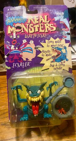 Mattel Aaah Real Monsters Scarfer Action Figure