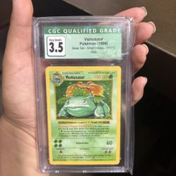 Pokemon Card Base Set Venusaur