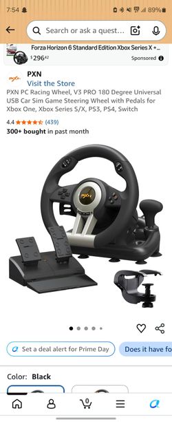 RACING wheel gaming