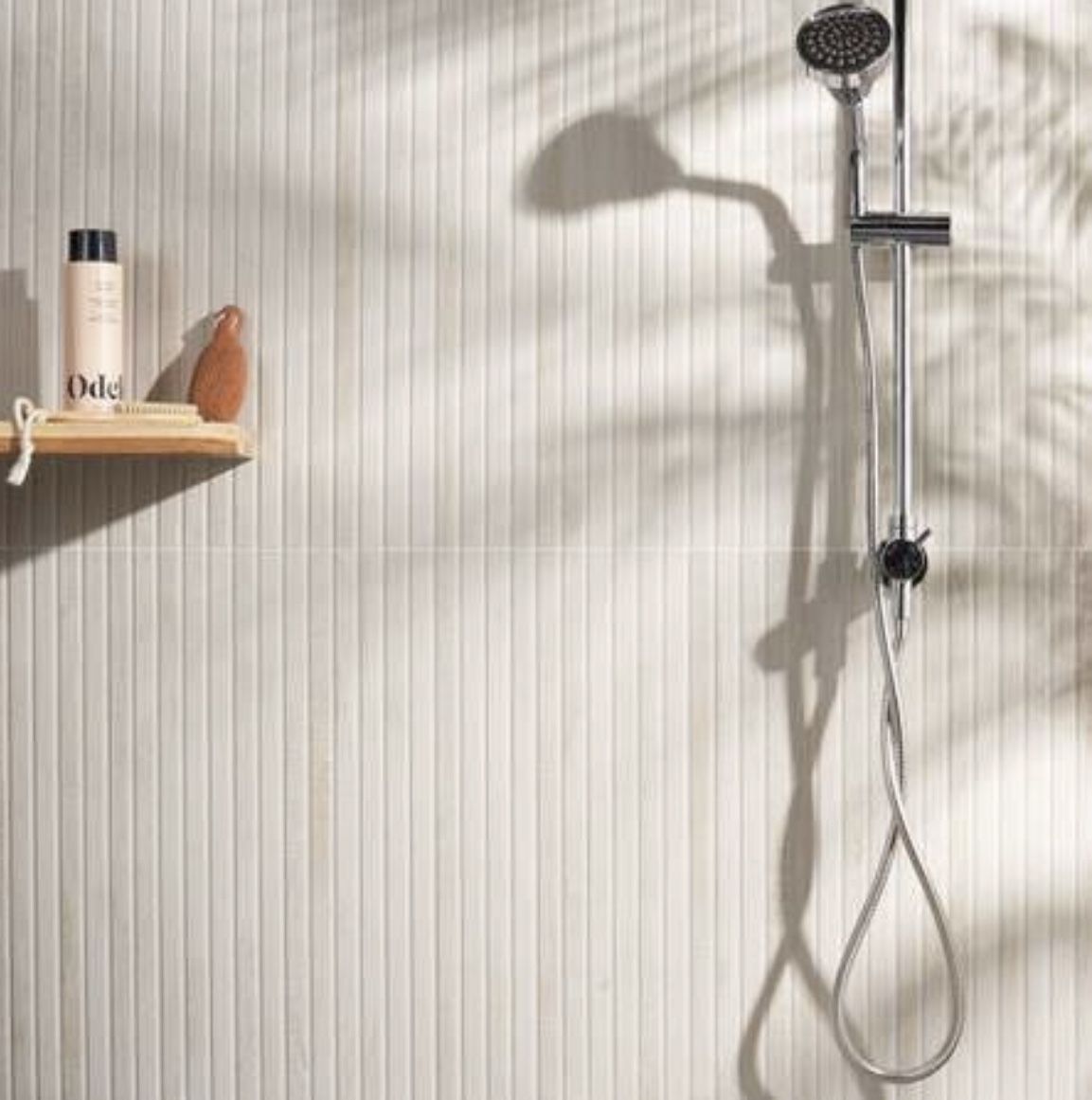 Kenridge 24"x 48" White Ribbed Tile By Tile Bar