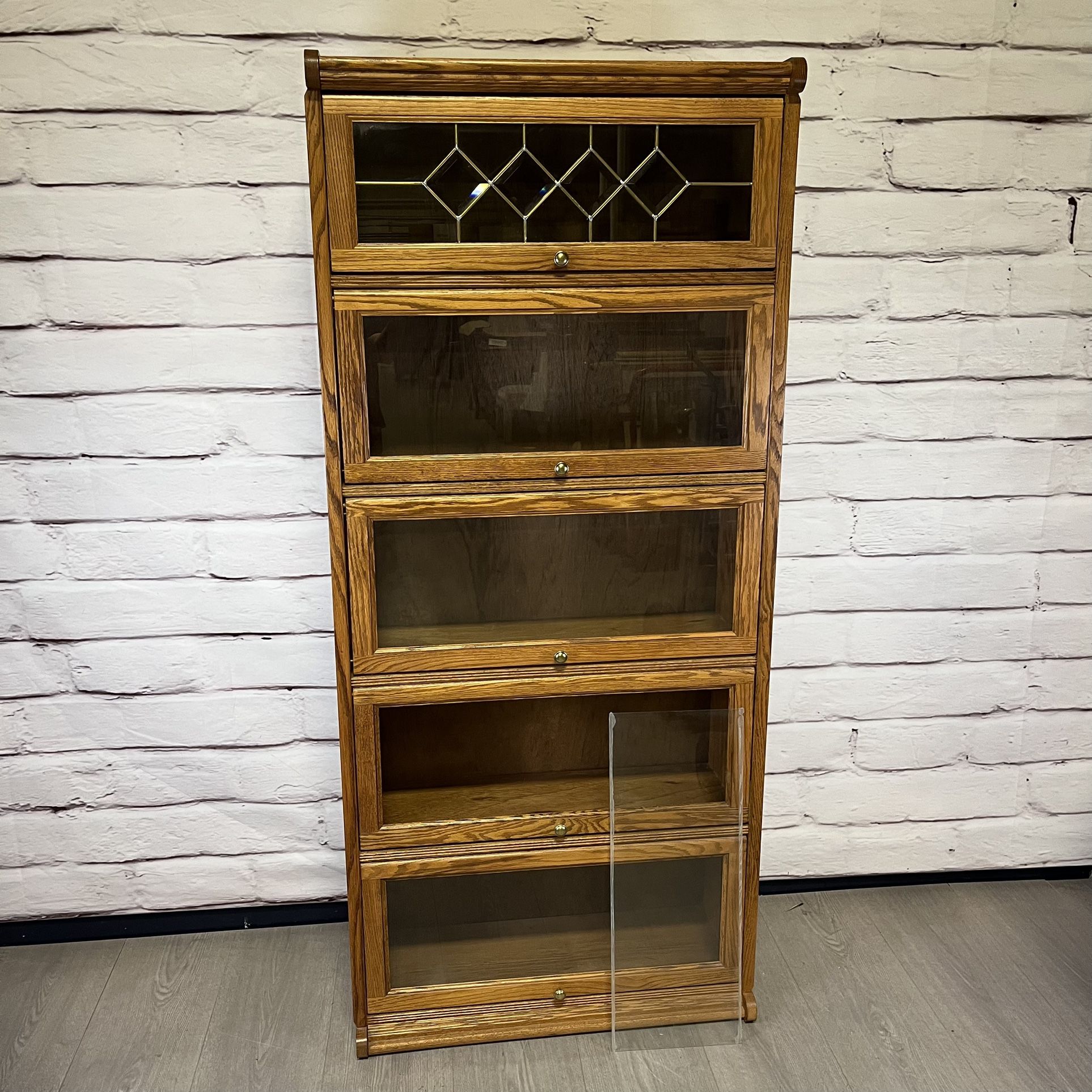 Lawyer Barrister Bookcase Curio W/ Damage