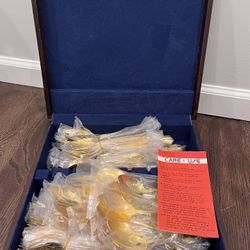 116 Gold Plated Utensils Consisting of 2 sets Cambridge Estia 