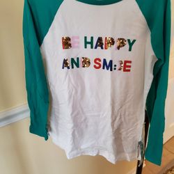 Long Sleeve Top Size XL 16 Kids Girl 