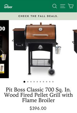 Pit Boss Classic 700 Pellet Grill with Flame Broiler