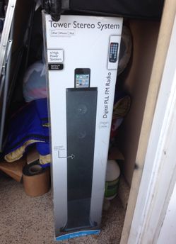 Tower stereo system