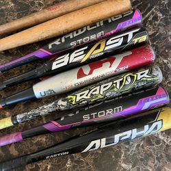 USA Baseball Bats T-Ball Size 24, 25 And 26 Inch Rawlings Easton Demarini And Wood 