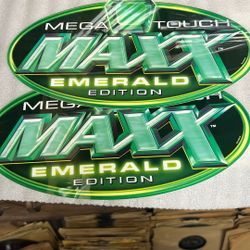 NOS Mega touch Maxx Emerald Edition Arcade Stickers 