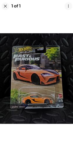 🔥Hot Wheels Premium 2021 Toyota GR Supra from the Fast & Furious series.🔥