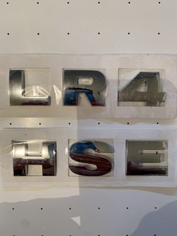 Land Rover - Chrome Letters - NEW
