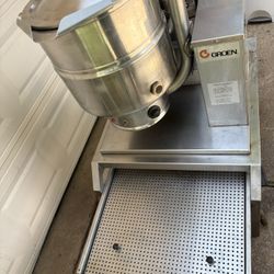 Lot Of 2 Groen TDH-40 Kettle Natural Gas And  Greon TDB/7-20( Working ) Tested