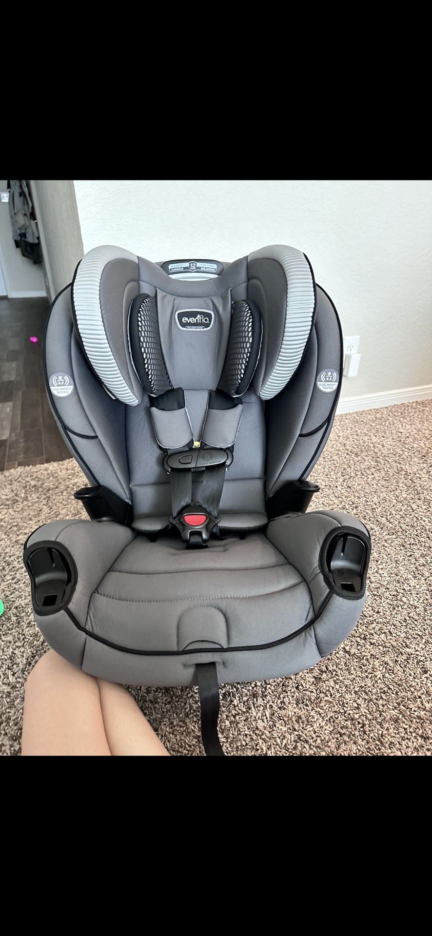 Evenflo EveryFit 4in1 Convertible Car Seat Featuring 12Position