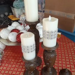 Beautiful Antique Candles Holders