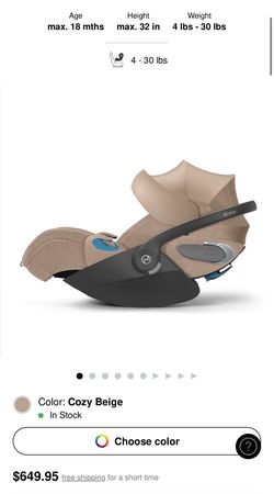 Cybex cloud t car seat